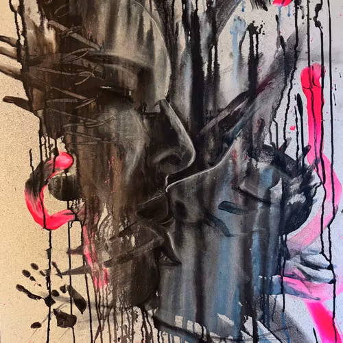 WHEN I LOOK AT YOU-Acrylic canvas 70x100cm