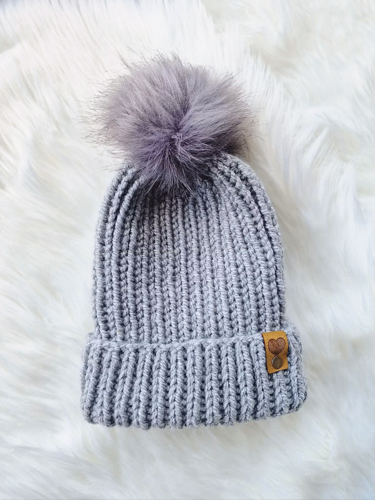 Chunky beanie - Grå