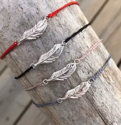 Bali Bliss Armbånd - Fjær - Grønn