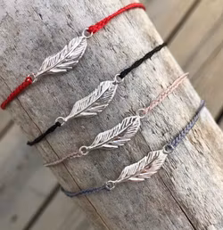 Bali Bliss Armbånd - Fjær - Grønn