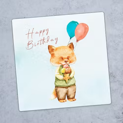 Cute Fox Birthday