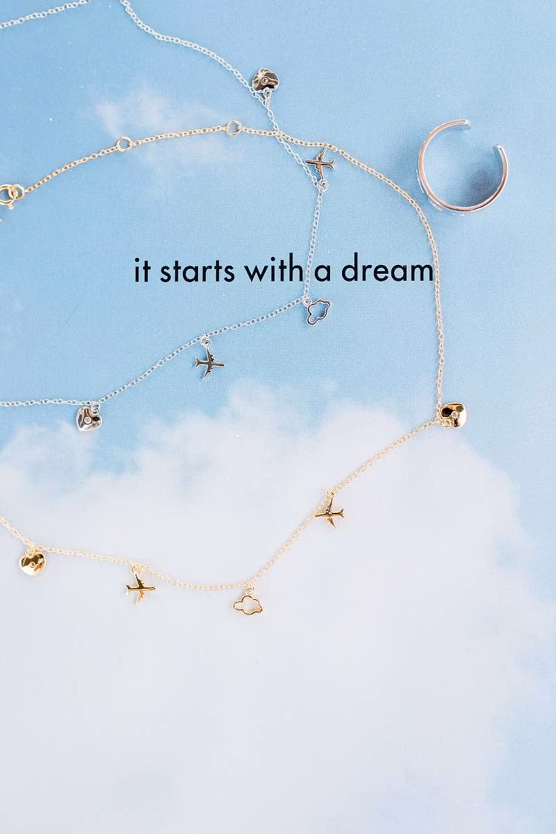 ZÓLDI jewels - Up in the Sky  Gold Necklace