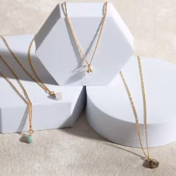 Lenny&Eva  - Bella Necklace-Rose Quartz