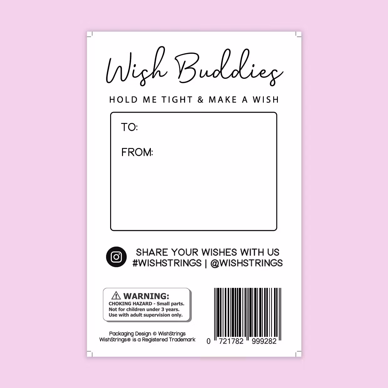 Wishstring Wishing Buddies Pockethug - Elefant