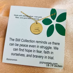 Gigis Petals - "Hope over Doubt" Gullkjede