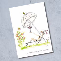 Kopi Sølje Bergman Kort - "Det er ikke så verst på livets skyggeside"