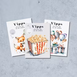 3pk Vipps Skrapekort - Bursdagsmix 2