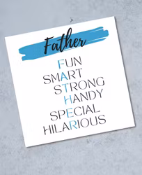 Raus Hverdag -  "Father" Kort