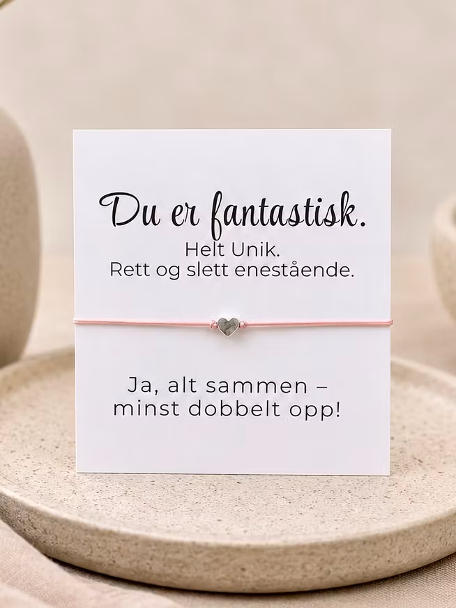 Smykkekort- Du er fantastisk  ✨