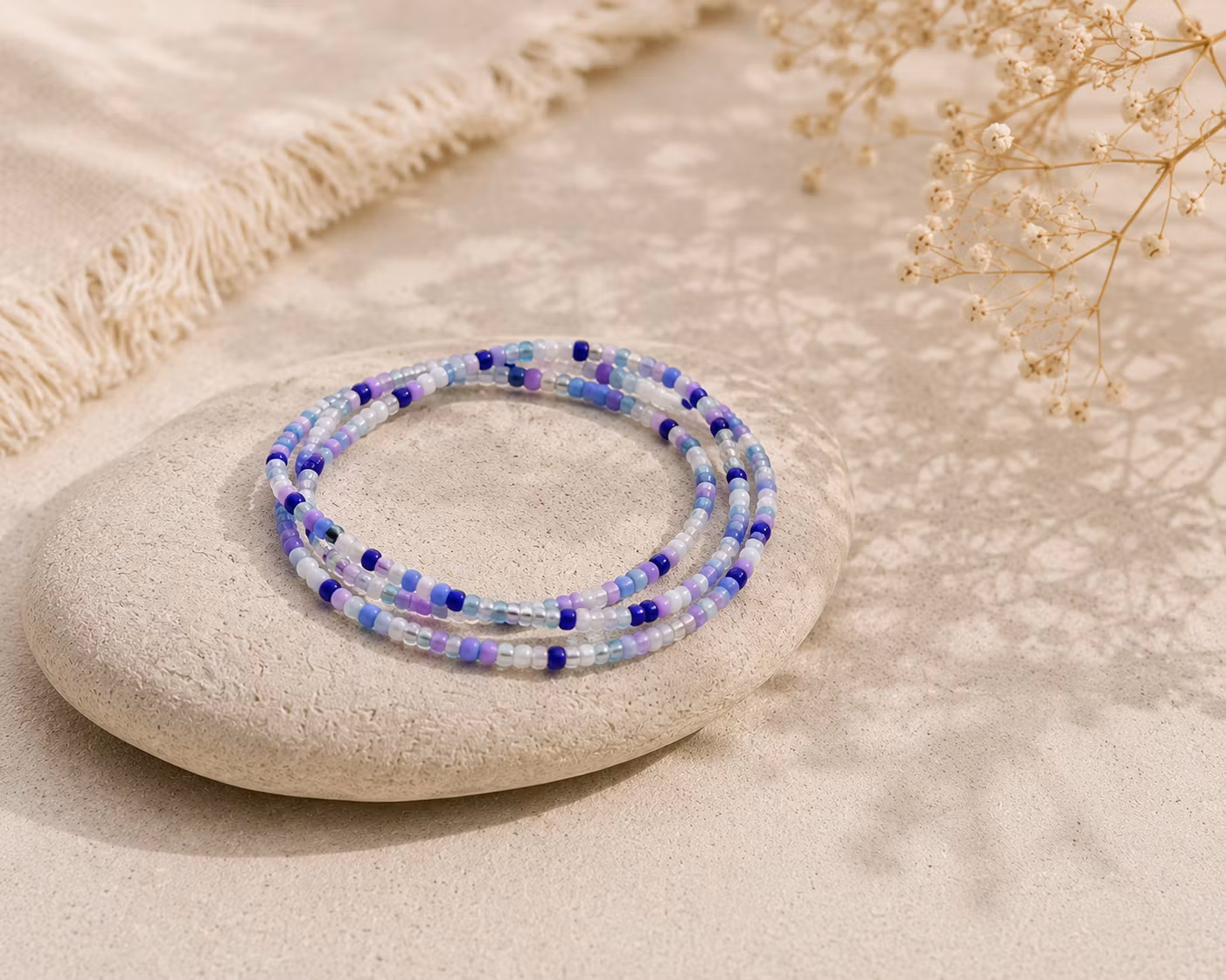 Kopi 3pk Glass Beads Stretch Bracelet