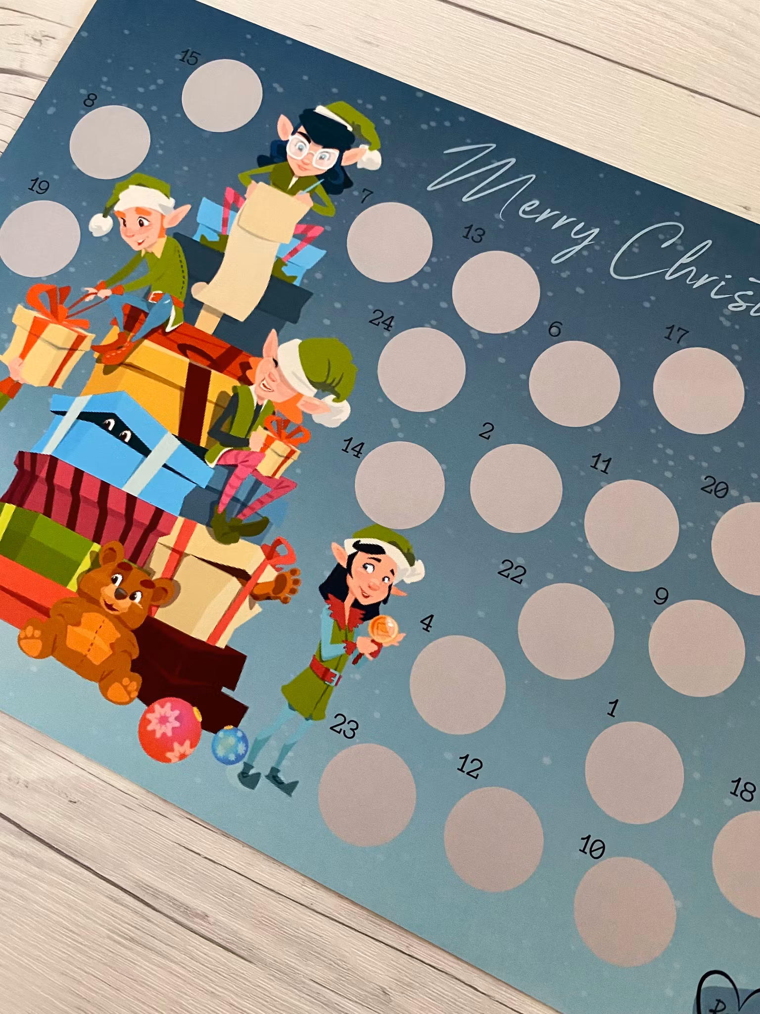 Scratch-off Julekalender - Julefest