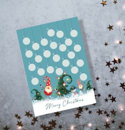 Scratch-off Julekalender - Juletredans