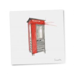 Emmeselle - Lite Gavekort "Telefonkiosk"