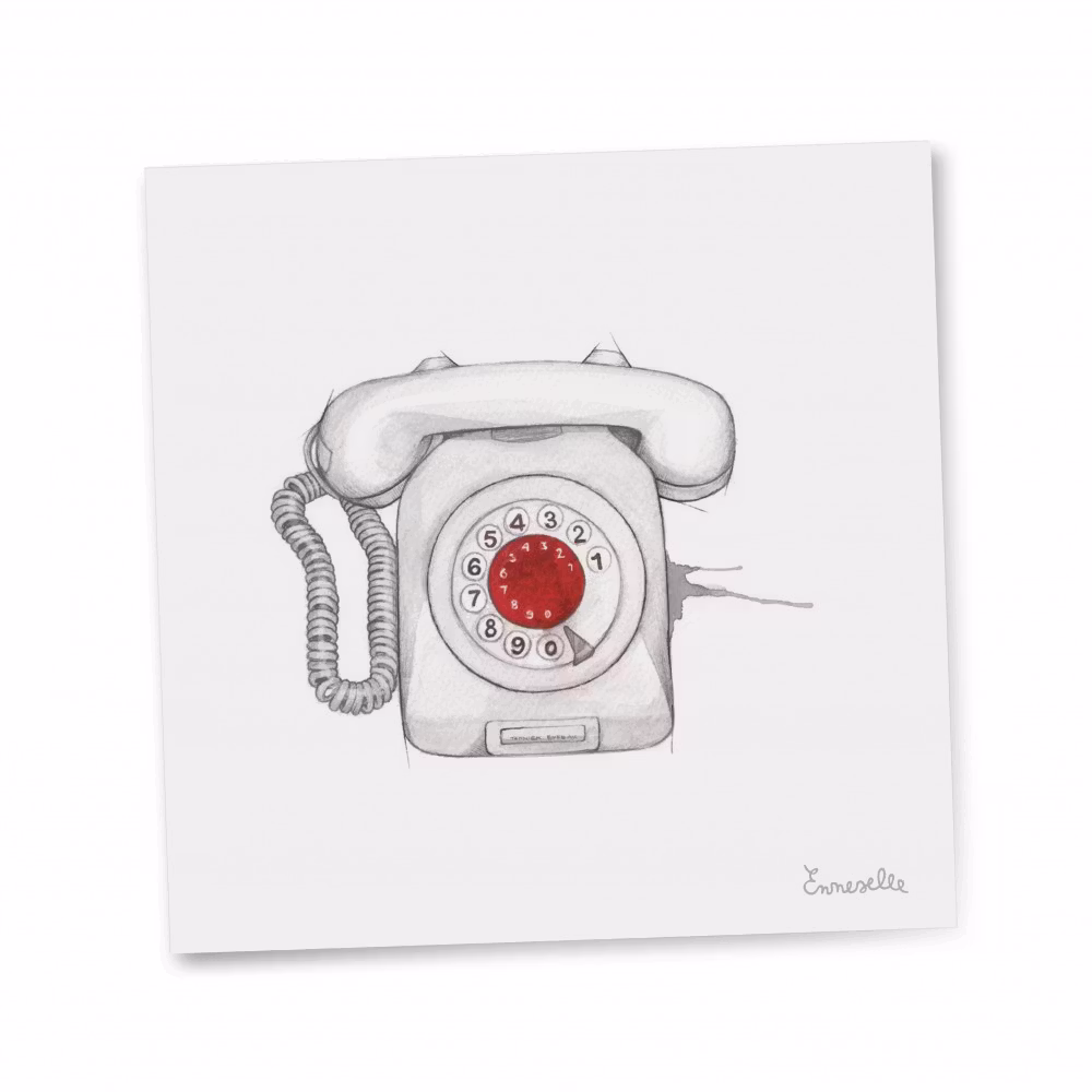 Emmeselle - Lite Gavekort "Telefon"