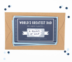 Paprika Paperie "Fathers Day" Scratch-Card - 6pk
