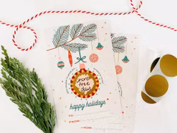 Paprika Paperie Christmas Scratch Off Cards - 3pk