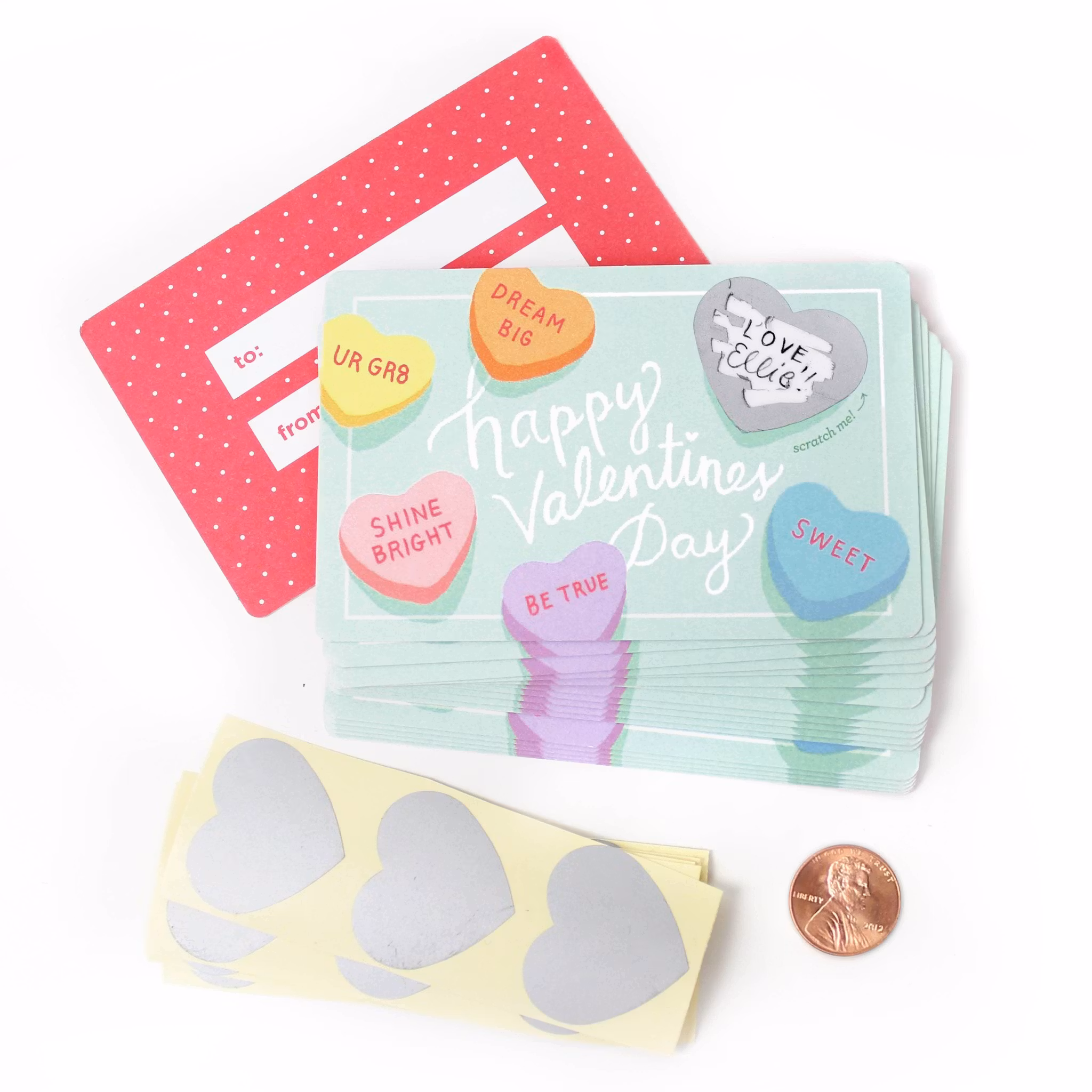 Inkling Paperie - Sweetheart Scratch off Cards - 3pk
