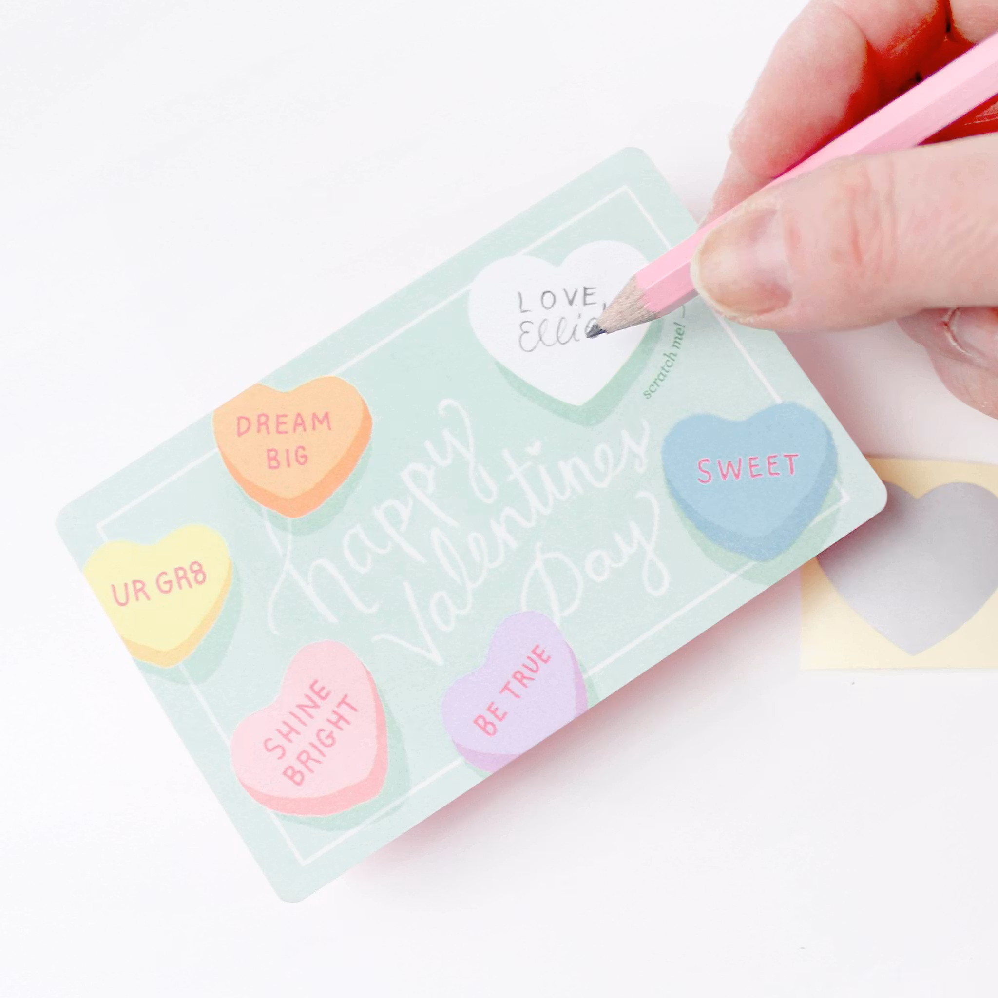 Inkling Paperie - Sweetheart Scratch off Cards - 3pk