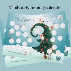Scratch-off Treningskalender m/MiniBands