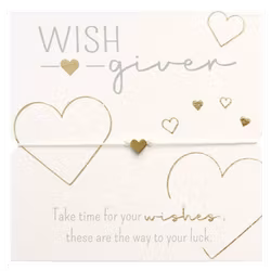 Crystals HCA Jewellery -  Wish Giver - "Gold-plated Heart"