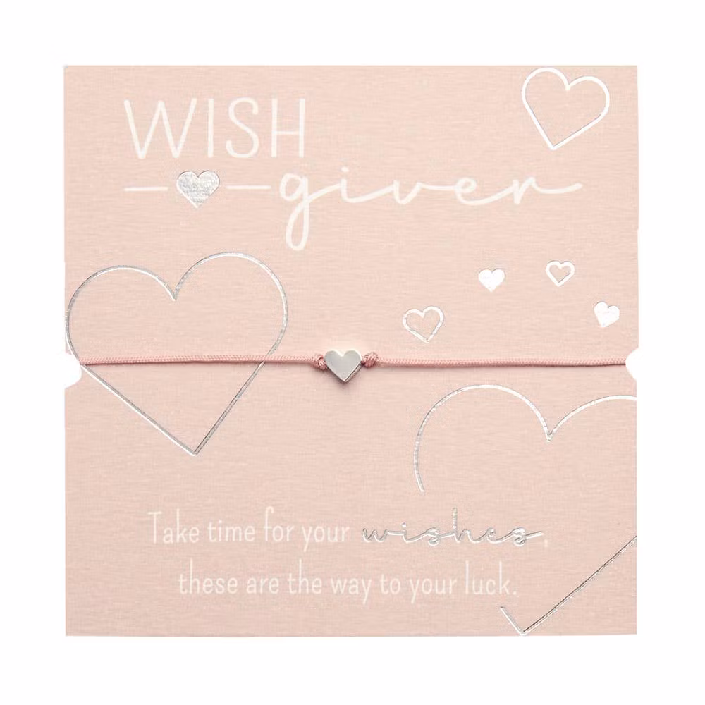 Crystals HCA Jewellery -  Wish Bracelet - "Silver Heart"