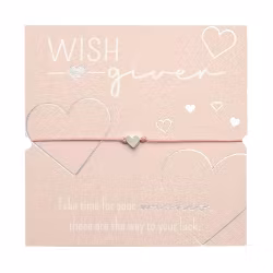 Crystals HCA Jewellery -  Wish Bracelet - "Silver Heart"