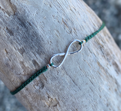 Bali Bliss Armbånd - Infinity - Grønn