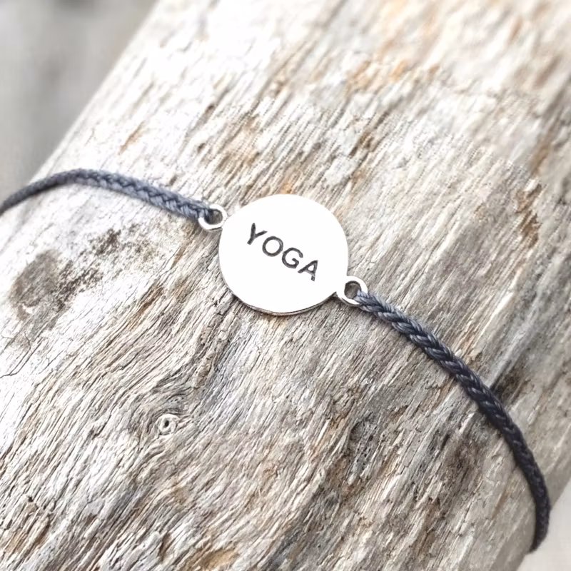 Bali Bliss Armbånd - Yoga - Gråblå