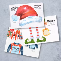 3pk Vipps Julekort