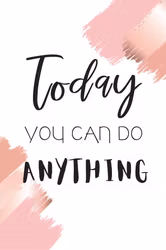 10pk "Today you can do anything" kort