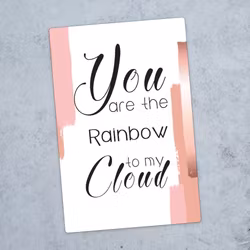 10pk "You are the rainbow" kort
