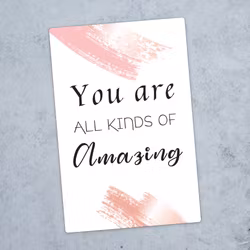 10pk "All kinds of amazing" kort