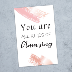 10pk "All kinds of amazing" kort