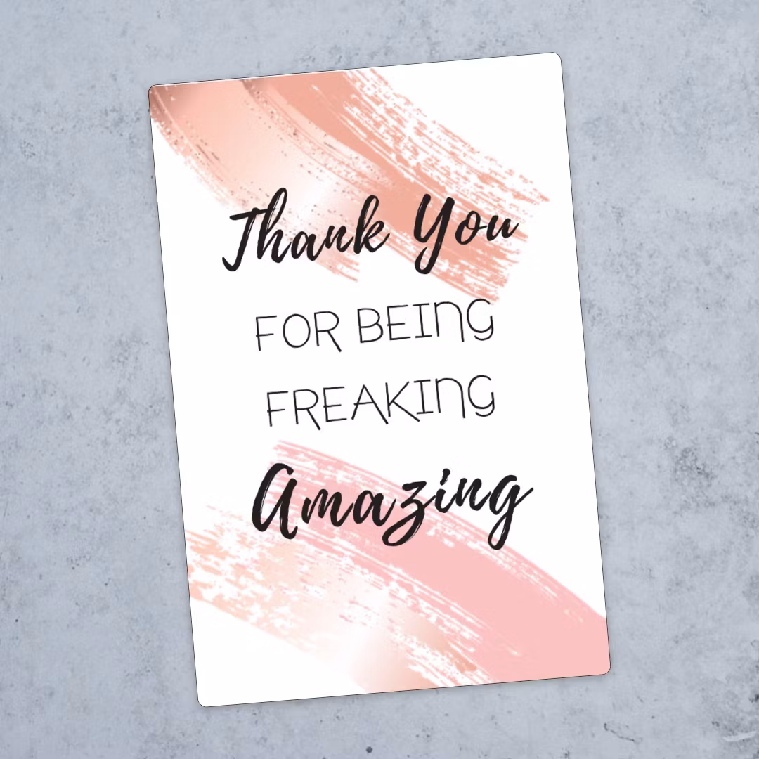 10pk "Freaking Amazing" kort