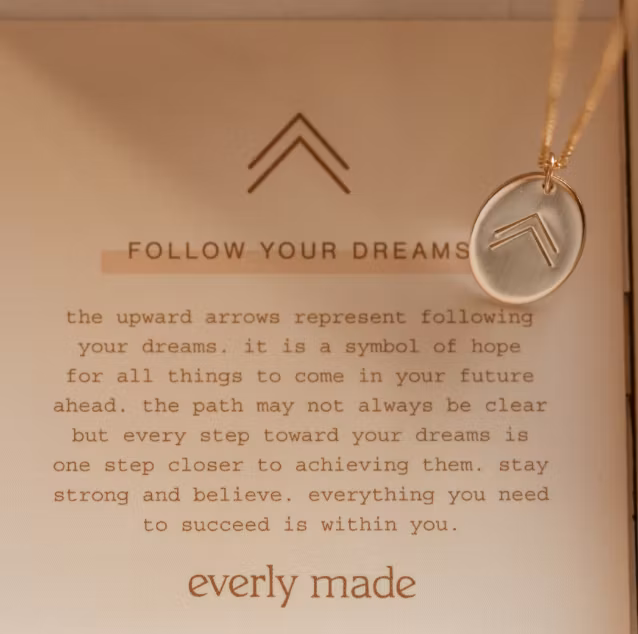 Everly Made - "Follow your Dreams" Gullkjede