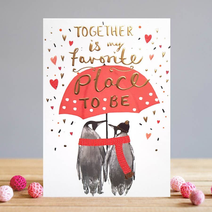 Louise Tiller  "Penguins Together"- KORT