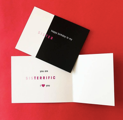 Just my Type - Sister Card