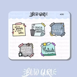 Self Care Reminder Sticker Set