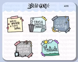 Self Care Reminder Sticker Set