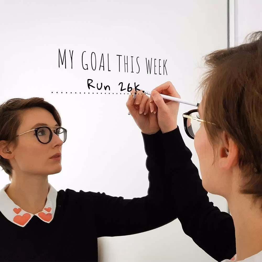 Pikkiki - My Goal This Week - Mirror Sticker