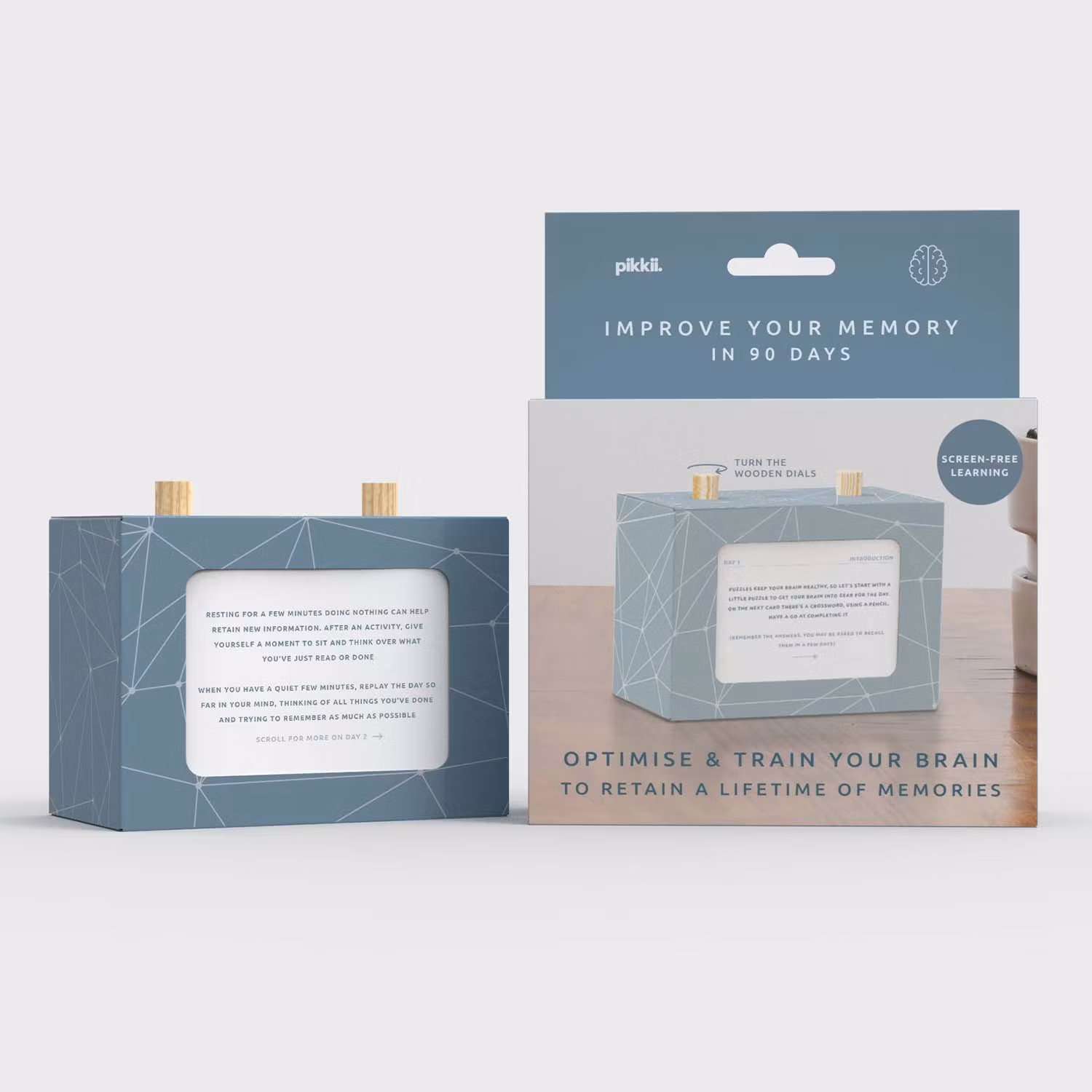 Pikkiki - Improve Your Memory In 90 Days Scroll Box