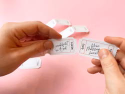 Curated for you Gift - Blank Coupons Card
