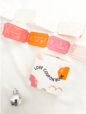 Curated for you Gift - Love Coupons Box - Sunshine