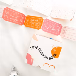 Curated for you Gift - Love Coupons Box - Sunshine