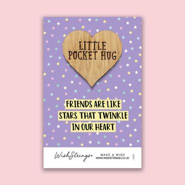 Wishstring - "Friends are like stars" - Keepsake Pocket Token