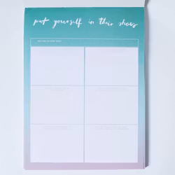 The Happiness Planner - "PUT YOURSELF IN THEIR SHOES" NOTEPAD