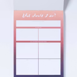 The Happiness Planner - "WHAT SHOULD I DO" NOTEPAD