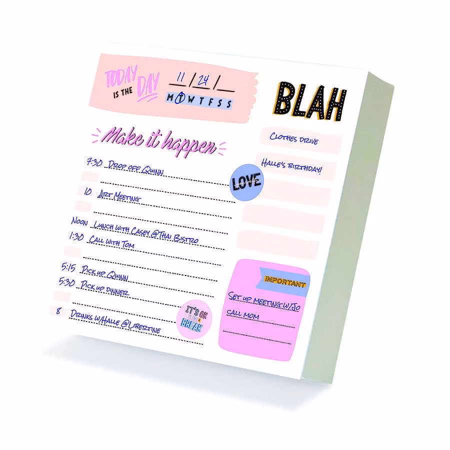 TF Publishing - Undated Make it Happen Daily Note Block
