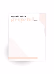 Kitty Meow Boutique- "Amazing Stuff I'm GRATEFUL for"  - Small Notepad