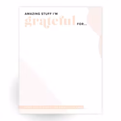 Kitty Meow Boutique- "Amazing Stuff I'm GRATEFUL for"  - Small Notepad